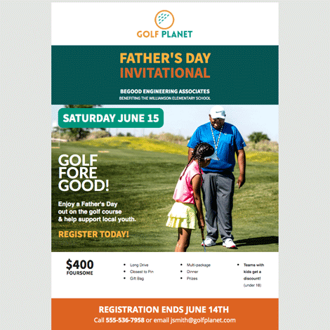 Father's Day Golf Event